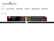 Tablet Screenshot of careerbright.com